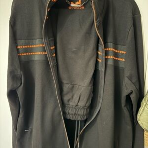 Hermes Black and Orange men set
